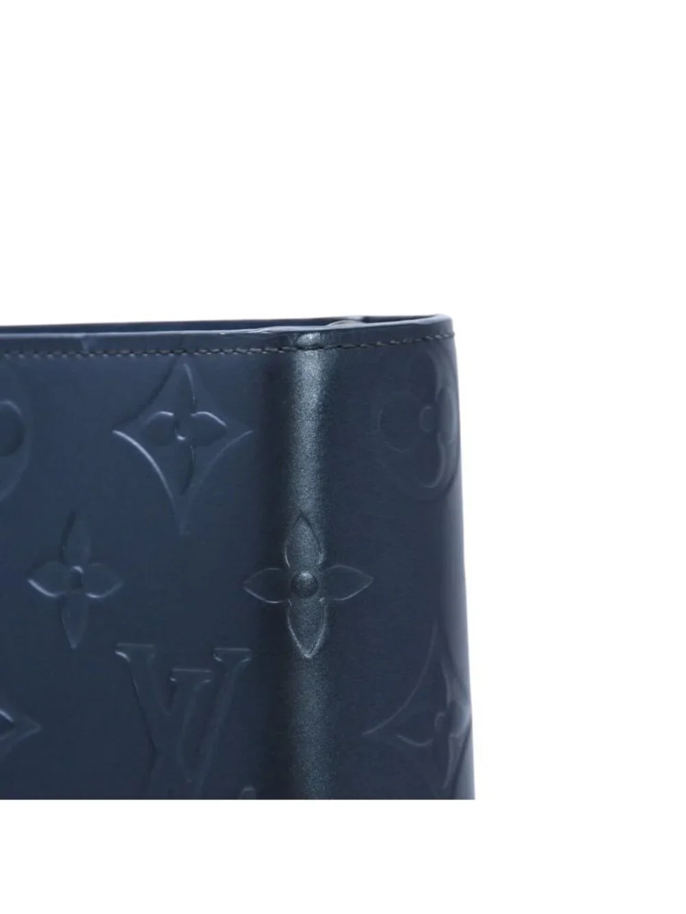 Louis Vuitton Agenda MM Monogram Matte Notebook Cover Metallic Noir Leather